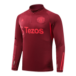 Manchester United 1/4 Zip Tracksuit 2023/24 Red