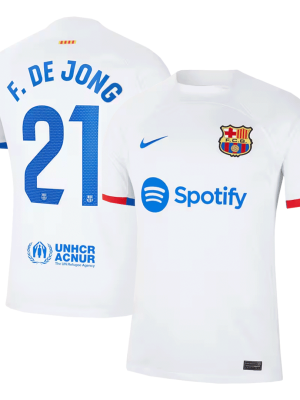 F. DE JONG #21 Barcelona Away Soccer Jersey 2023/24