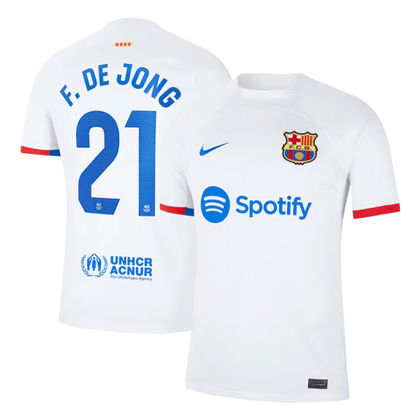 F. DE JONG #21 Barcelona Away Soccer Jersey 2023/24