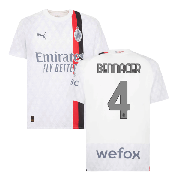 BENNACER #4 AC Milan Away Soccer Jersey 2023/24