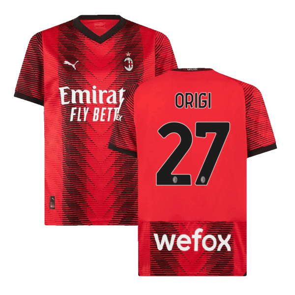 ORIGI #27 AC Milan Home Jersey 2023/24