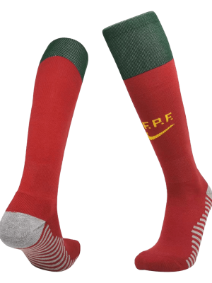 Portugal Home Soccer Socks 2022 Kids