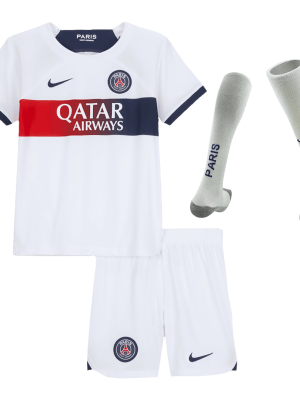 PSG Away Kids Jerseys Full Kit 2023/24