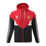 Manchester United Hoodie Windbreaker Jacket 2023/24 - Red&Black