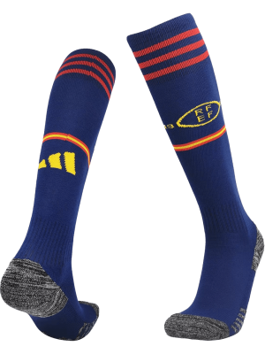 Spain Home Soccer Socks 2022 Kids