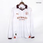 Manchester City Away Long Sleeve Soccer Jersey 2023/24