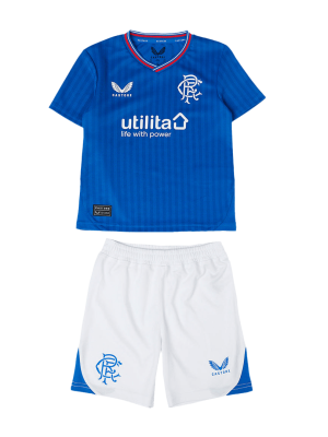 Glasgow Rangers Home Kids Jerseys Kit 2023/24