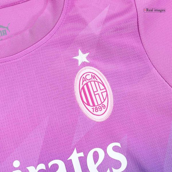 AC Milan Third Away Kids Soccer Jerseys Kit 2023/24