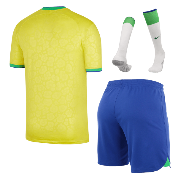 Brazil Home World Cup Jerseys Full Kit 2022