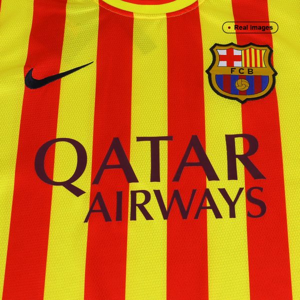 Vintage Soccer Jersey Barcelona Away 2013/14