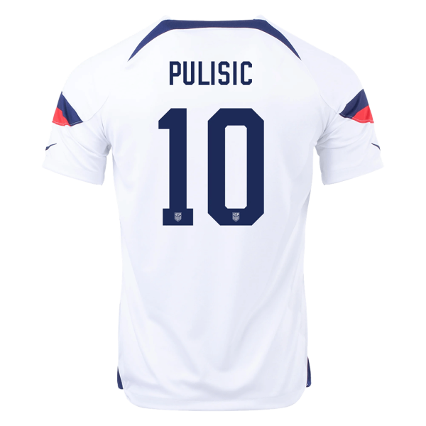 PULISIC #10 USA Home Jersey World Cup 2022