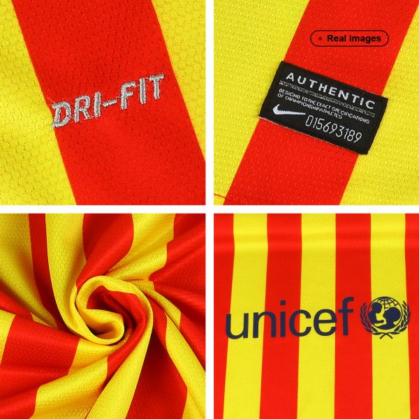 Vintage Soccer Jersey Barcelona Away 2013/14