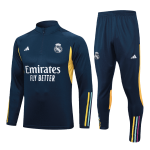 Real Madrid 1/4 Zip Tracksuit 2023/24 Navy