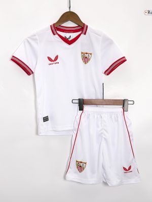 Sevilla Home Kids Soccer Jerseys Kit 2023/24