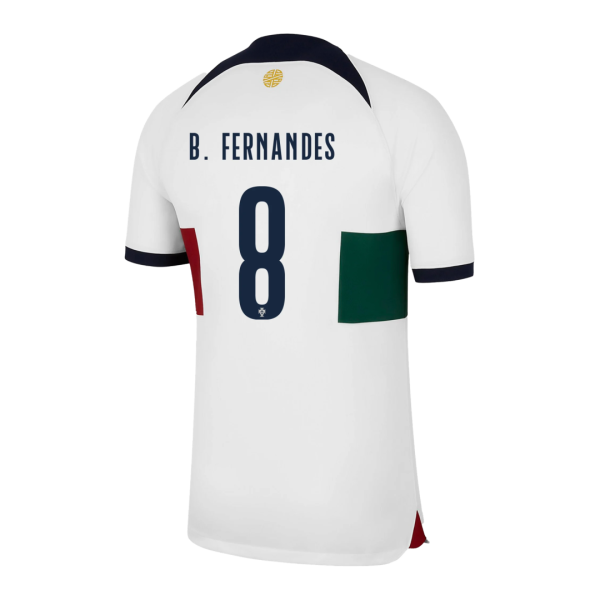 B.FERNANDES #8 Portugal Away Jersey World Cup 2022