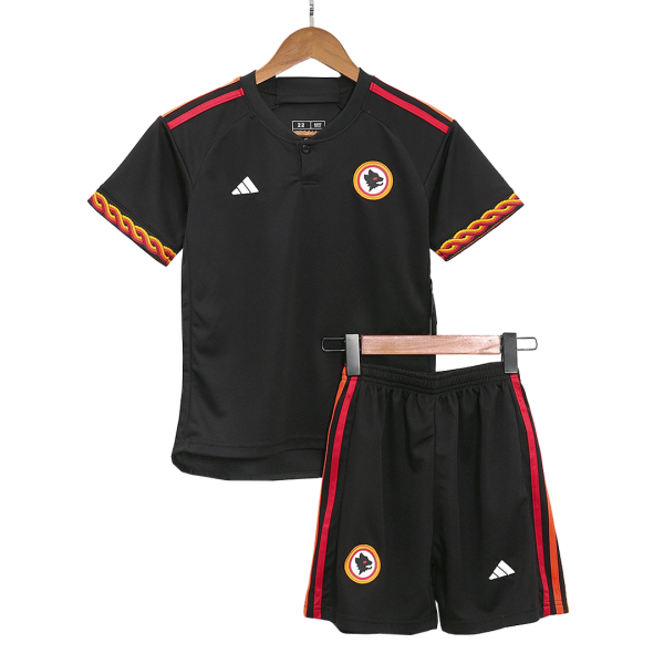 Roma Third Away Kids Soccer Jerseys Kit 2023/24