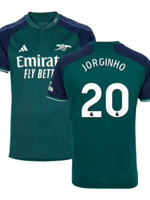 JORGINHO #20 Arsenal Third Away Soccer Jersey 2023/24