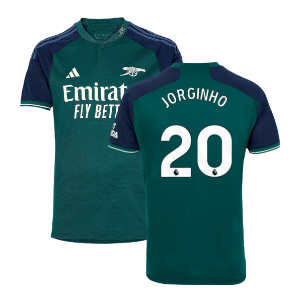 JORGINHO #20 Arsenal Third Away Soccer Jersey 2023/24