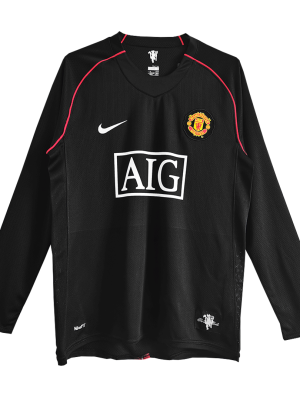 Vintage Soccer Jersey Manchester United Away Long Sleeve 2007/08