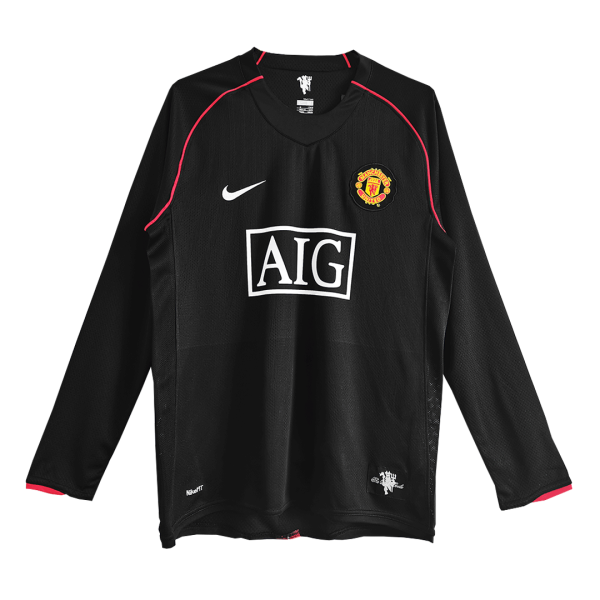 Vintage Soccer Jersey Manchester United Away Long Sleeve 2007/08