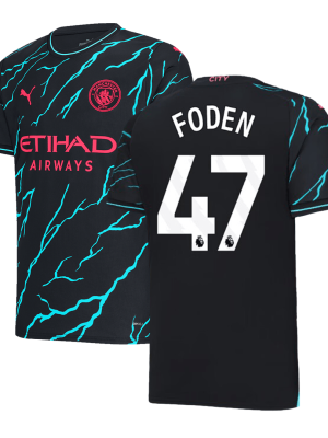 FODEN #47 Manchester City Third Away Jersey 2023/24