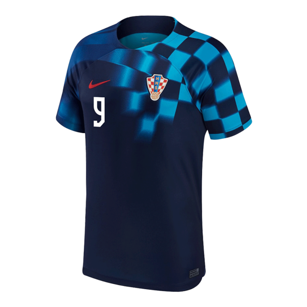 KRAMARI? #9 Croatia Away Jersey World Cup 2022