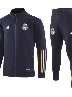 Real Madrid Jacket Tracksuit 2023/24 Kids Navy