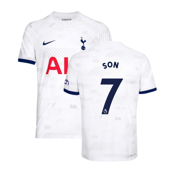 SON #7 Tottenham Hotspur Home Authentic Soccer Jersey 2023/24