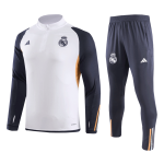 Real Madrid 1/4 Zip Tracksuit 2023/24 White