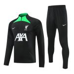 Liverpool 1/4 Zip Tracksuit 2023/24 Black