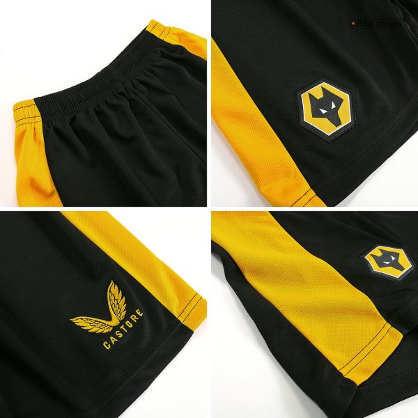 Wolverhampton Wanderers Home Kids Soccer Jerseys Kit 2023/24