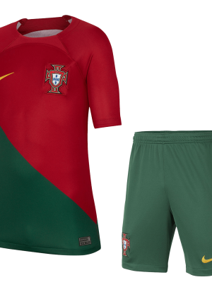 Portugal Home Kids Jerseys Kit 2022/23