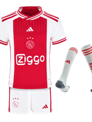 Ajax Home Kids Soccer Jerseys Full Kit 2023/24