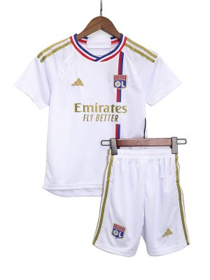 Olympique Lyonnais Home Kids Jerseys Kit 2023/24