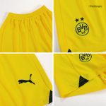 Borussia Dortmund Away Kids Soccer Jerseys Kit 2023/24