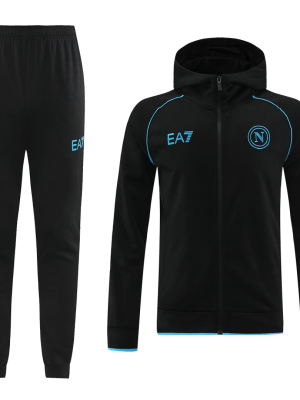 Napoli Hoodie Tracksuit 2023/24 Black