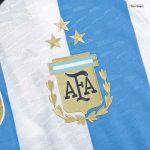 Champions Argentina 3 Stars Home Authentic Jersey 2022