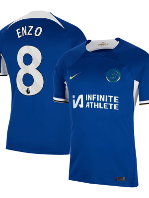 ENZO #8 Chelsea Home Soccer Jersey 2023/24