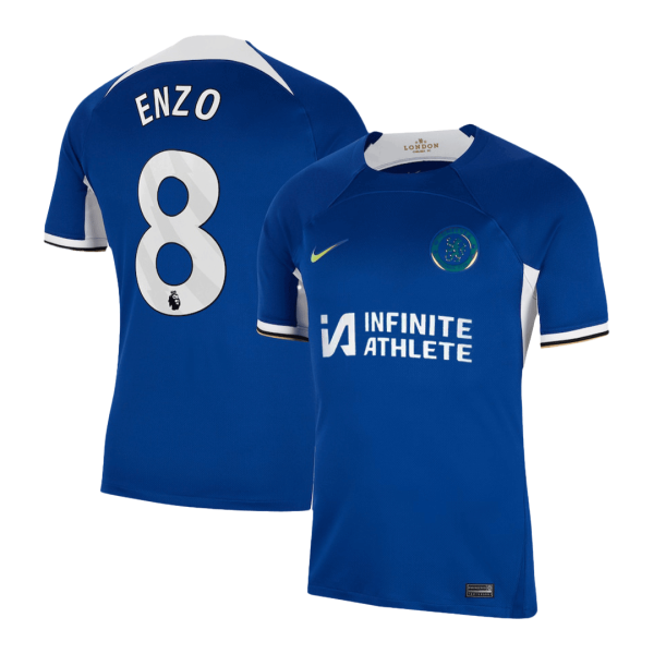 ENZO #8 Chelsea Home Soccer Jersey 2023/24