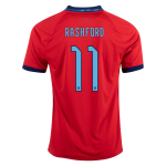 RASHFORD #11 England Away Jersey World Cup 2022