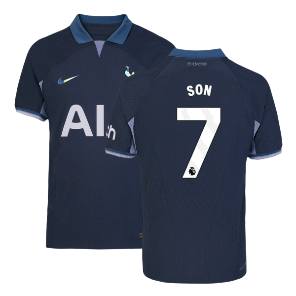 SON #7 Tottenham Hotspur Away Authentic Soccer Jersey 2023/24