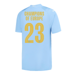 CHAMPIONS OF EUROPE #23 Manchester City Home Jersey 2023/24