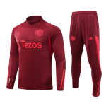 Manchester United 1/4 Zip Tracksuit 2023/24 Red