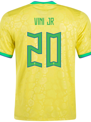 VINI JR #20 Brazil Home Jersey World Cup 2022