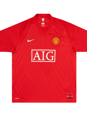 Vintage Soccer Jersey Manchester United Home 2007/08