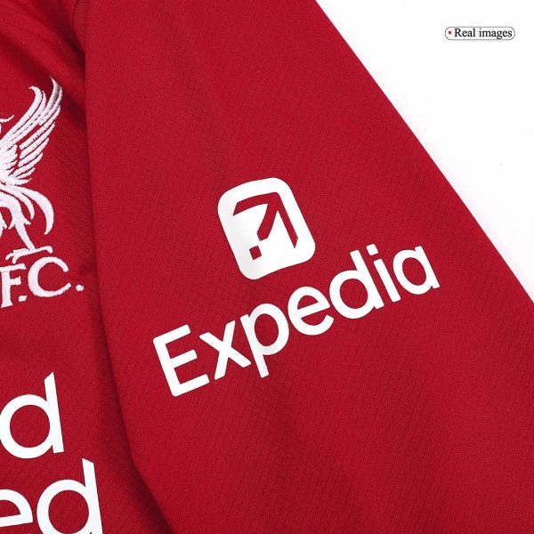 Liverpool Home Long Sleeve Soccer Jersey 2023/24