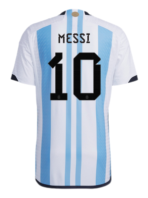 New MESSI #10 Argentina Home World Cup 2022 Champion Authentic Jersey