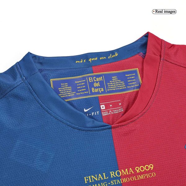 Vintage Soccer Shirts Barcelona Home Long Sleeve 2008/09 - UCL Final