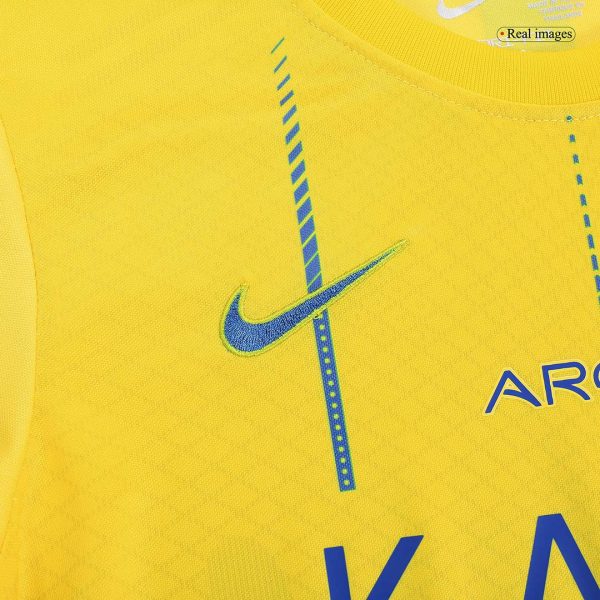 Al Nassr Home Kids Soccer Jerseys Kit 2023/24