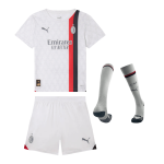 AC Milan Away Kids Soccer Jerseys Full Kit 2023/24